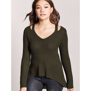 Heathered High Low Sweater